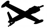KOB-1, UAV, Target Drone silhouette, logo, shape, MYNV14P05_05M