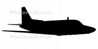 T-39 Sabreliner silhouette, logo, shape, MYNV14P14_18M
