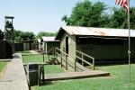 Barracks, watchtower, Vietnam War era, Village recreation, compound, MYNV15P05_02