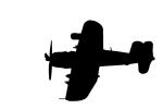 Vought F4U Corsair silhouette, MYNV15P14_19M