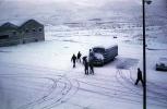 Bus in Sbiw, US Naval Station, Adak, Alaska, Snowtracks, June 1960