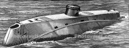 USS Holland, Submarine Torpedo Boat # 1, 1900-1913, MYNV17P13_11