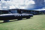 Guam is Good, Japanese Type-C Class Midget Submarine Ha-51, Navy Base, Guam, WW2, World War Two, minisub, 1940s, MYNV17P15_15