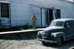 Panel Truck, delivery van, Quonset Hut, Adak, Alaska, USN, United States Navy, 1950s, MYNV18P05_07