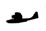 Consolidated PBY-5 silhouette, shape, MYNV19P01_04M