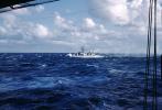 Rough Seas, whitecaps, stormy ocean, destroyer, MYNV19P08_18