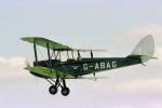 G-ABAG, De Havilland DH60G Gipsy Moth, taildragger