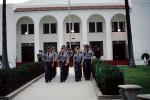 Military School building, teens, boys, cadets, uniform, MYSV01P02_07