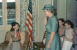 Brownie salutues a Girl Scout leader, 1950s, MYSV01P05_02