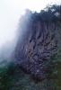 Basalt Columns, Cliff, Fog, Rock, Nikko, NAJV01P01_16