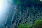 Basalt Rock, Cliff, Fog, Nikko, NAJV01P02_07.1270