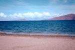beach, sand, mountains, clouds, Sea of Cortez, Bahia de Los Angeles, Baja California Norte, NBMV01P11_13.1272