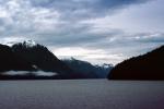 Kingcome Inlet, fjord, Mountains, water, coast, coastline, clouds, April 1996, NCBV01P09_17