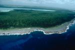 Coral, Island, Forest, Trees, Pacific Ocean, shore, shoreline, coast, NDCV01P15_17.1275