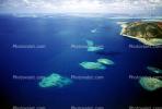 Barrier Reef, Coral, Island, Forest, Trees, Pacific Ocean, NDCV02P04_11