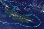 Louisiade Archipelago, Coral and Solomon Seas, Reefs, Forested Islands, NDGD01_002