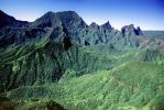Mountains, Rain Forest, Island of Tahiti, NDPV01P07_09