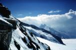 Glacier, Mountain Peaks, Snow, Clouds, Jungfrauhoch, NESV01P09_06