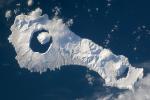 Eruption smoke plume, Onekotan Island, Kuril Islands, Russian Federation, NGPD01_007