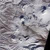 Eruption Soot, Karymsky Volcano, Kamchatka Peninsula, Russia, NGPD01_010