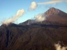 Mt Kilamanjaro, cones, Kibo, Mawenzi, Shira, dormant volcanic mountain, NKTD01_078
