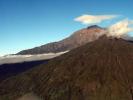 Mt Kilamanjaro, cones, Kibo, Mawenzi, Shira, dormant volcanic mountain, NKTD01_080