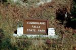 Cumberland Falls State Park, sign, signage, marker