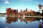Reflection, Lake, Fall colors, Autumn, Trees, Vegetation, Flora, Plants, Colorful, Woods, Forest, Exterior, Outdoors, Outside, Rural, peaceful, water, NLOV01P01_08