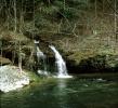Waterfall, river, stream, woodland