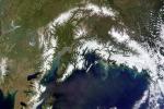 Rare Clear View of Alaska
