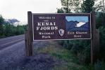 Kenai Fjords National Park, Exit Glacier Area Sign