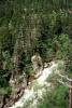 Mountains, forest, woodland, river, valley, Railroad to White Pass, NNAV04P04_13