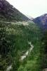 Mountains, forest, woodland, river, valley, Railroad to White Pass, NNAV04P04_15