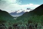 Mountains, forest, woodland, river, valley, Railroad to White Pass, NNAV04P05_15