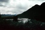 Nenana River, mountains