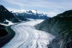 Valley, Moraine, Salmon Glacier, Mountains