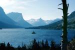 Saint Mary Lake, Mountains, Glacier National Park, water, NNMV01P05_12