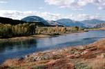 Yellowstone River south of Livingston, Mountains