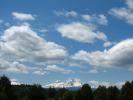 Three Sisters volcanic peaks, Panorama, Cascade Volcanic Arc, Bend, Oregon, NNOD01_016