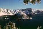 Wizard Island, Crater Lake National Park, water, NNOV01P01_15