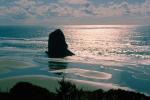 Outcrops, Pacific Ocean, Waves, Cannon Beach, Oregon, Haystack Rock, Seascape