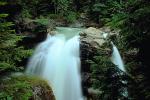 Nooksack Falls, whitewater, rapids, turbulent river, Whatcom County, Mount Baker National Forest, NNTV03P03_03.0936
