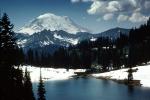 Tipsoo Lake, alpine lake, Northern Cascade Range, Chinook Pass, Pierce County, water