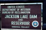 Jackson Lake Dam and Reservoir, Minidoka Project, Sign, signage, logo, water, NNWV02P06_03