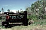 Grand Teton National Park Sign, NNWV02P06_13
