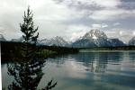 Mount Moran, Jenny Lake, water