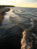 Waves, Shore, Sand, Beach, south shore of Lake Ontario, Great Lakes, Sodus Bay, Wayne County, New York, water, NOCD01_018
