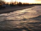 Waves, Shore, Sand, Beach, south shore of Lake Ontario, Great Lakes, Sodus Bay, Wayne County, New York, water, NOCD01_024