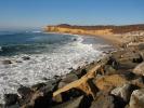 Beach, Sand, Rocks, Waves, Shoreline, Cliffs, Montauk Point, long Island, NOCD01_045
