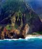 Na Pali Coast, Coastline, Ocean, Mountains, Kauai, NPHV03P01_10